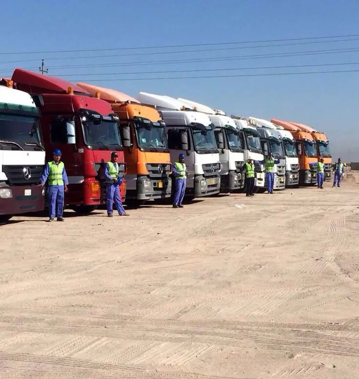 Alufaq Aladeem truck fleet